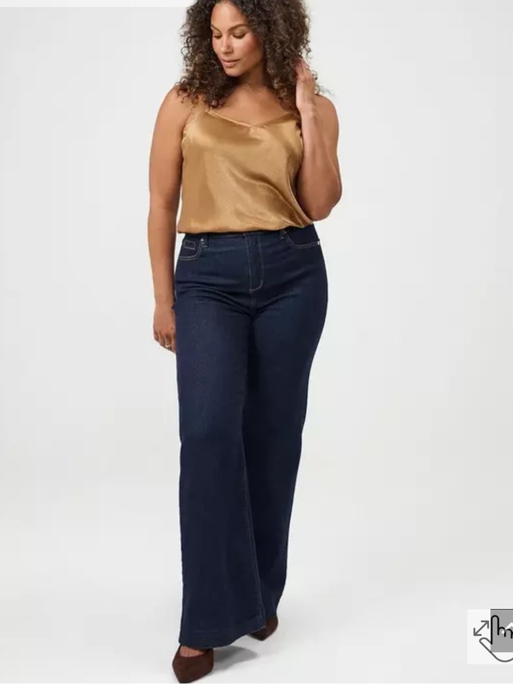 Torrid Shiny Copper Satin Cami